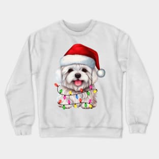 Christmas Maltese Crewneck Sweatshirt